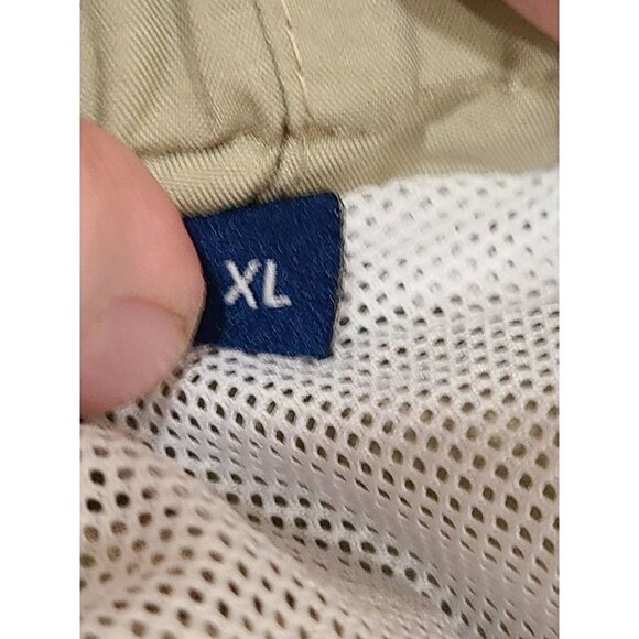 Montauk Tackle Co. Shorts Men's XL Dockside Swim Trunks Khaki Tan Above Knee - Picture 8 of 9